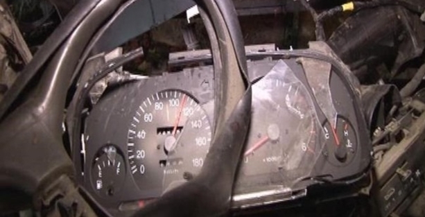 110 kilometre hızla kaza