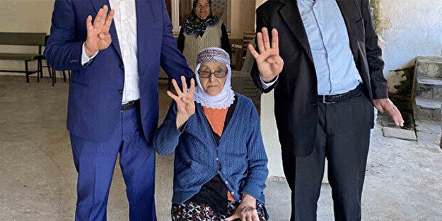 110 yaşındaki Safiye nine oy kullanmak için sandık başına gitti! Kime oy verecek acaba?