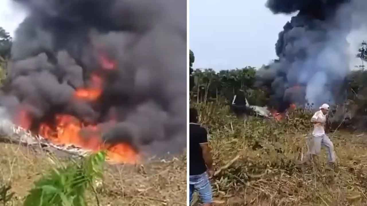 110’dan fazla personel taşıyan uçak düştü