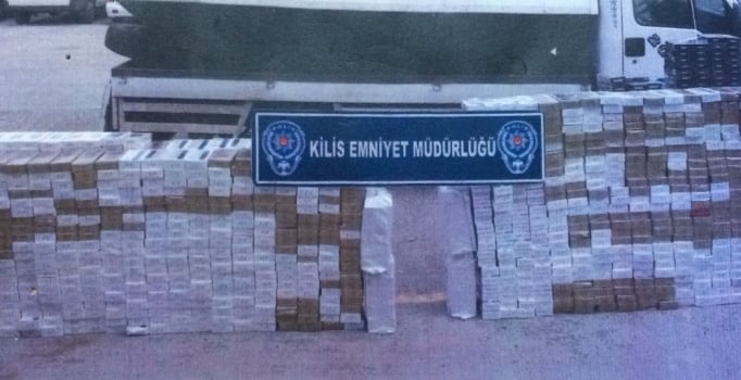 111 bin 500 paket kaçak sigara ele geçirildi
