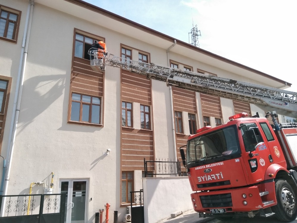 112 acil çağrı merkezi çalışanlarına tatbikat 