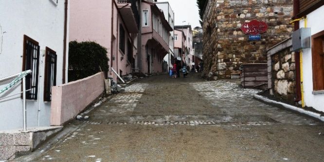 Kapanca sokaktaki çalışmalar devam ediyor