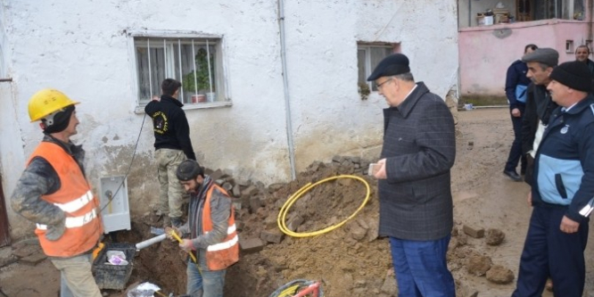 Bursa Elbeyli doğalgaza kavuşuyor