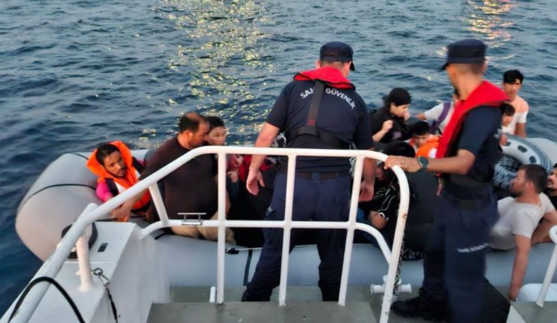 11’i çocuk 30 kaçak göçmen yakalandı