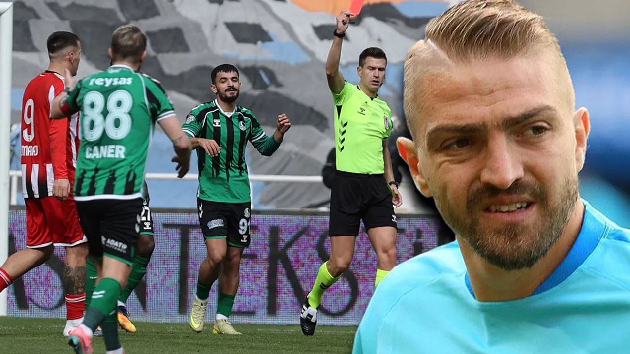 12 maçta 4 kez kırmızı kart gören Caner Erkin kovuldu