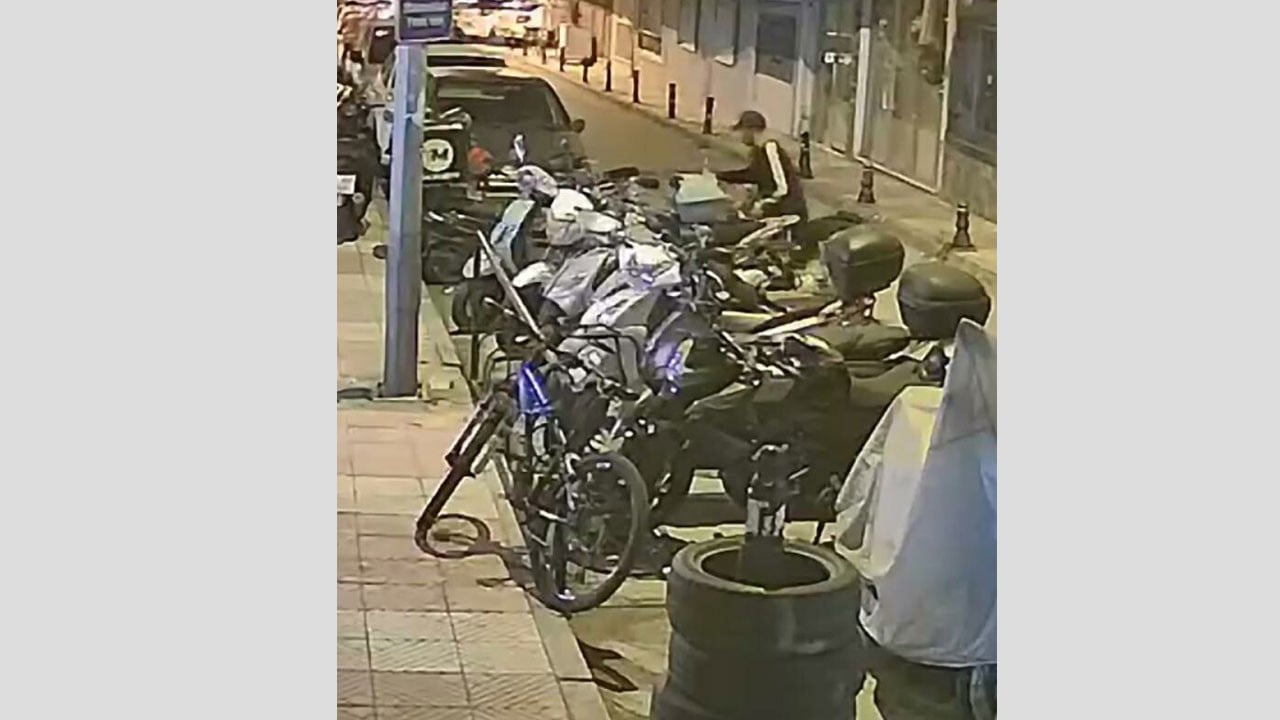 120 kamerayla iz sürdüler! Motosiklet hırsızlığı şüphelisi yakayı böyle ele verdi