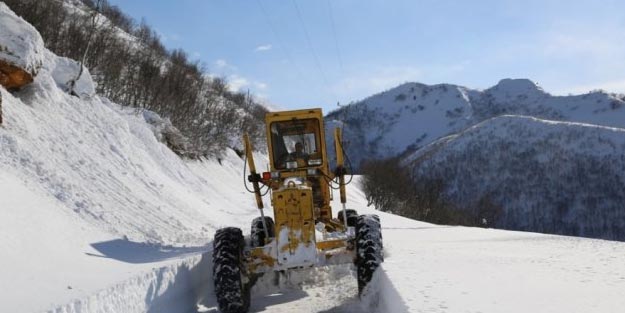 123 köy yolu ulaşıma açıldı