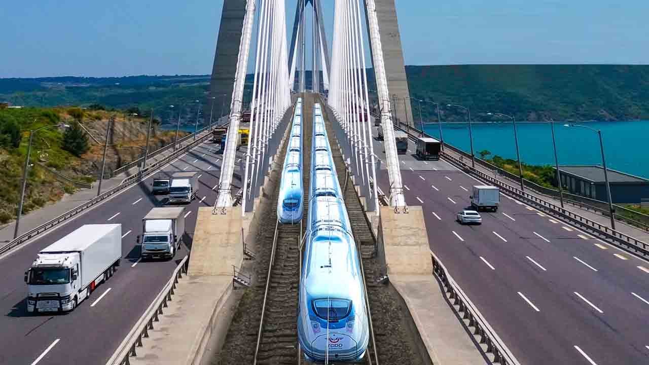 125 Km’lik hat!: Yavuz Sultan Selim Köprüsü’ne demiryolu geliyor