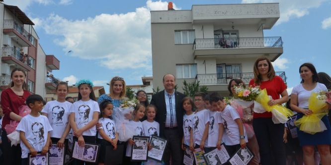 Minikler çocuk ve bahar şenliğinde buluştu