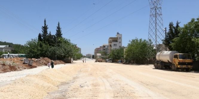 3. Çevreyolunda asfaltlama çalışması yapıldı