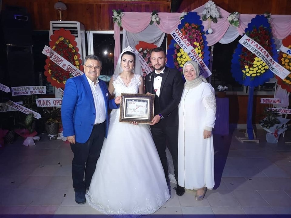 1299 Bilecik Kulübü Başkanı Topçu’nun mutlu günü 