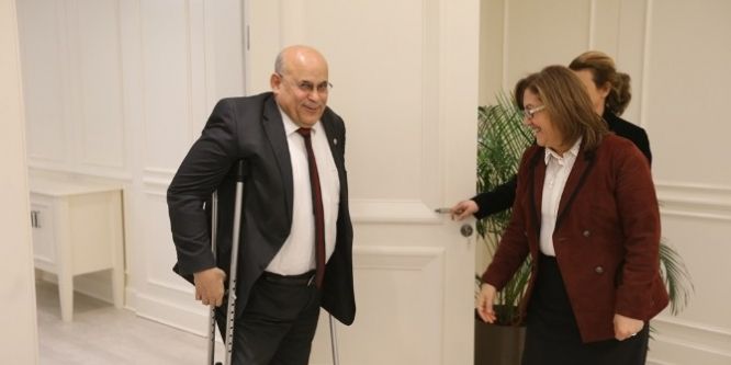Engelsiz Gaziantep’ten Fatma Şahin’e ziyaret