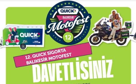 12’nci Uluslararası Quick Sigorta Balıkesir Motosiklet Festivali Başlıyor