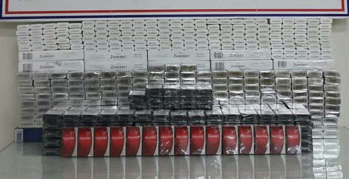 13 bin 31 paket kaçak sigara ele geçirildi