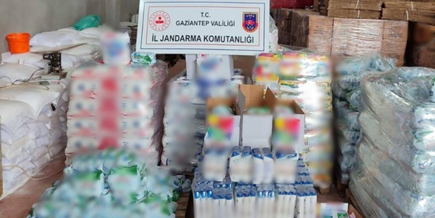 13 tonu aşkın sahte deterjan ele geçirildi