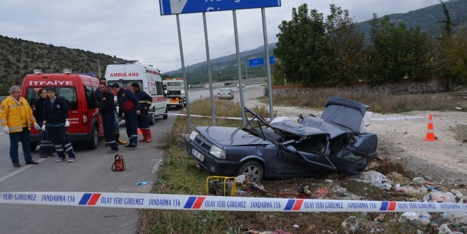 Çorum’da trafik kazası: 1 yaralı
