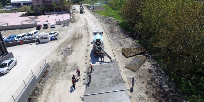 Zafer caddesi betonla kaplanıyor