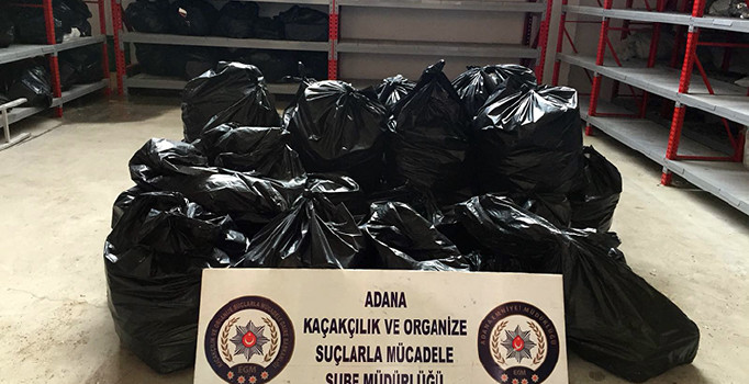 14 bin 100 paket kaçak sigara ele geçirildi