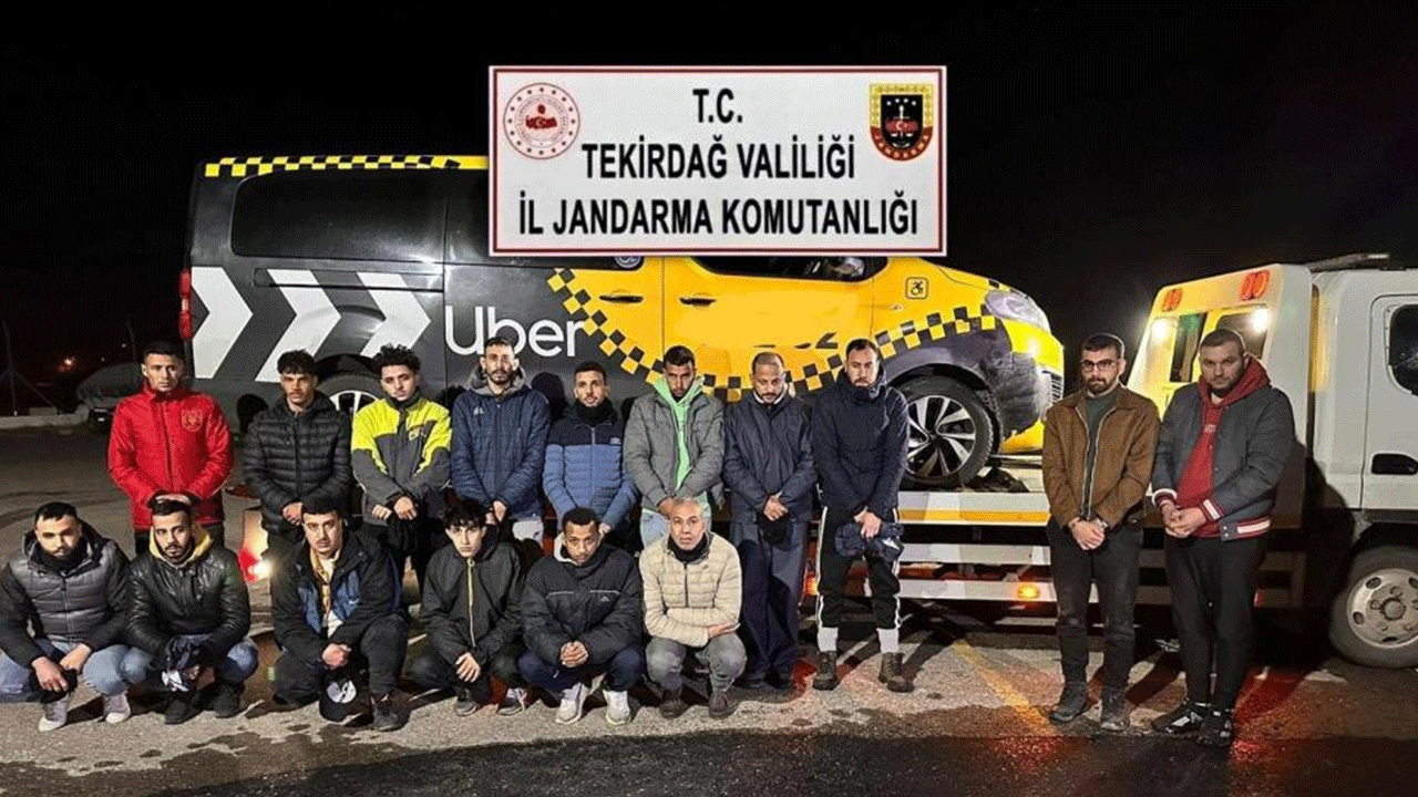 14 kaçak, 2 kaçakçı yakalandı