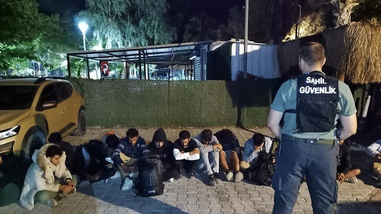 14 kaçak göçmen daha yakalandı