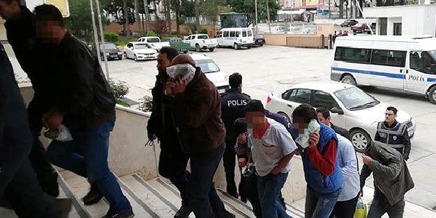 14 yaşındaki kız çocuğunu istismar eden 13 kişi tutuklandı
