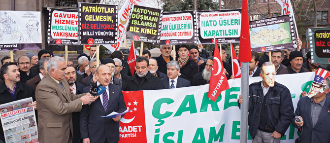 SP’den patroit füze sistemine dualı protesto