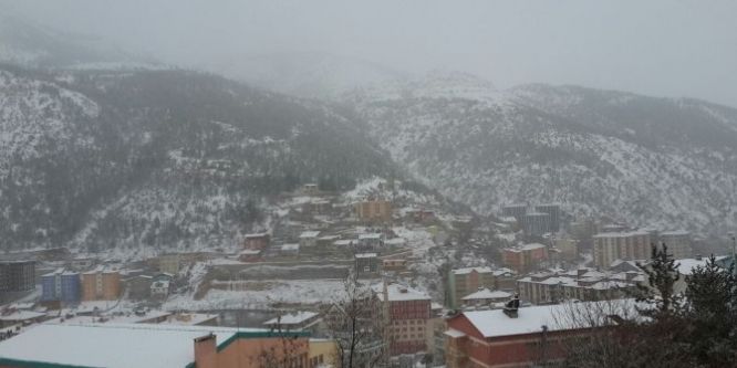 Gümüşhane beyaza büründü