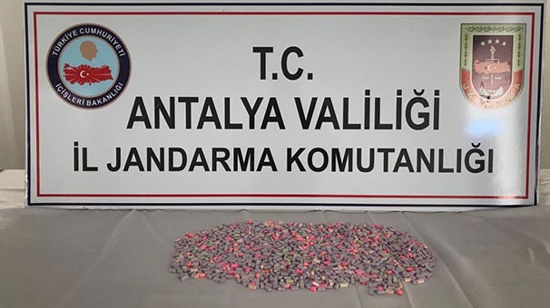 1468 adet sentetik uyuşturucu ele geçirildi