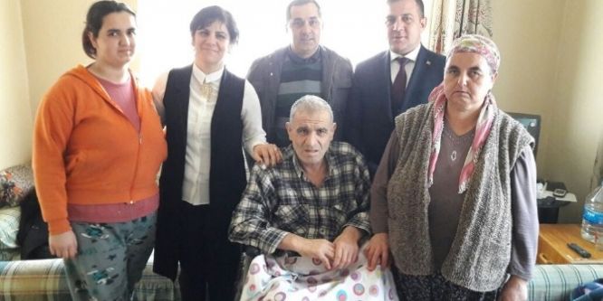 Engelli Kemal Kaya’nın tekerlekli sandalye sevinci