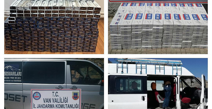 15 bin 150 paket kaçak sigara ele geçirildi