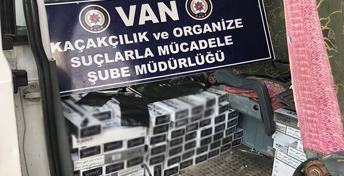 15 bin paket kaçak sigara ele geçirildi