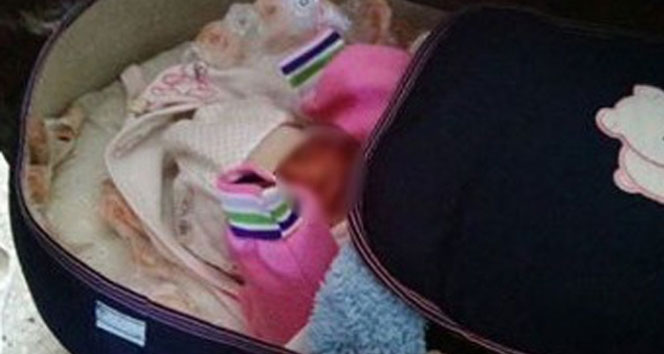 15 günlük bebeği karayoluna bıraktılar!