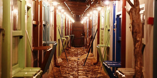 1,5 metre genişliğindeki tarihi arasta restore edildi