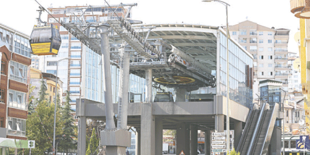 1.5 senede bir teleferiği çalıştıramadı