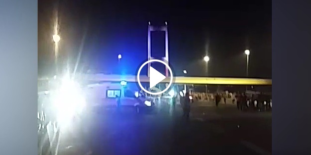 15 Temmuz gecesi Boğaziçi Köprüsü'nde korku dolu anlar!