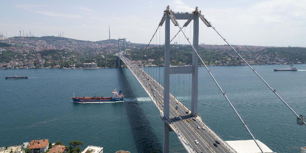 15 Temmuz Şehitler Köprüsü araç trafiğine kapatılacak!