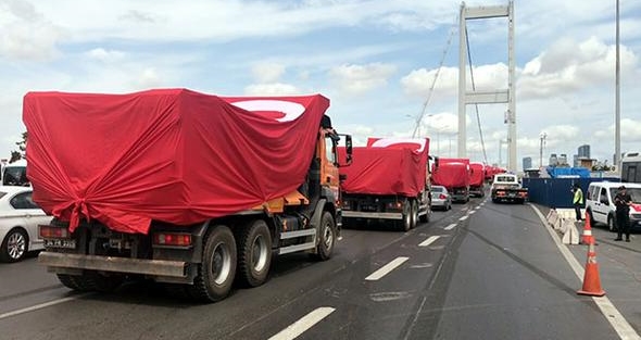 15 Temmuz Şehitler köprüsü trafiğe kapatıldı