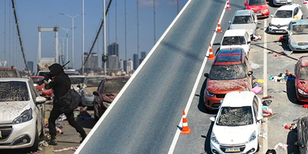 15 Temmuz Şehitler Köprüsü'nde film çekimi