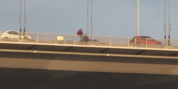 15 Temmuz Şehitler Köprüsü’nde sıcak dakikalar! Köprü üzerinde trafik oluştu