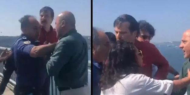 15 Temmuz Şehitler Köprüsü'ne paçavra asmaya kalktılar! Bakan Soylu: O polisler ödüllendirilecek