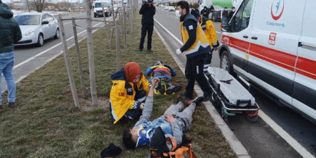 15 yaşındaki sürücü ortalığı birbirine kattı