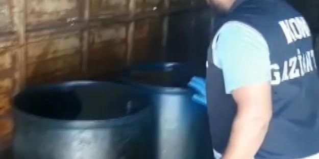 1500 litre kaçak akaryakıt ele geçirildi