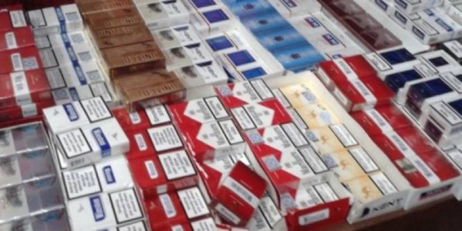 38 bin 800 paket kaçak sigara ele geçirildi