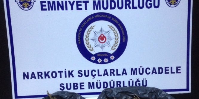 Bingöl’de 59 kilogram esrar ele geçirildi, 5 şüpheli tutuklandı
