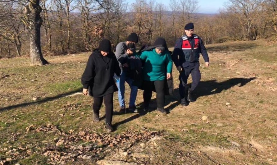 153 göçmen ve 6 organizatör yakalandı