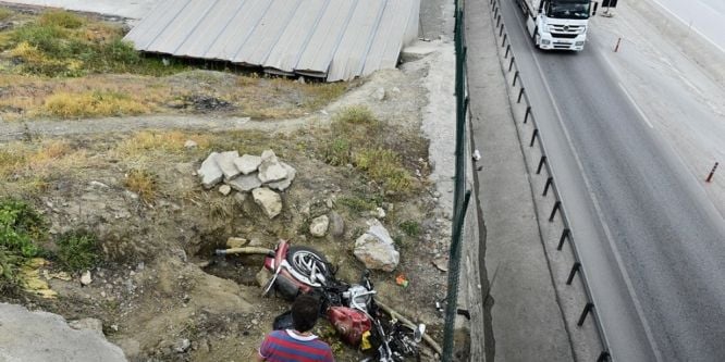 Tosya’da motosikletle otomobil çarpıştı: 1 yaralı