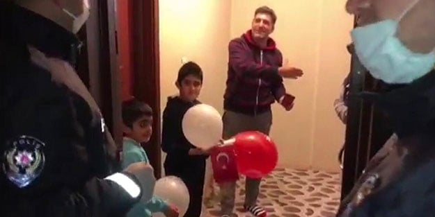 155’i arayarak Türk bayrağı istedi, ekipler imdadına koştu