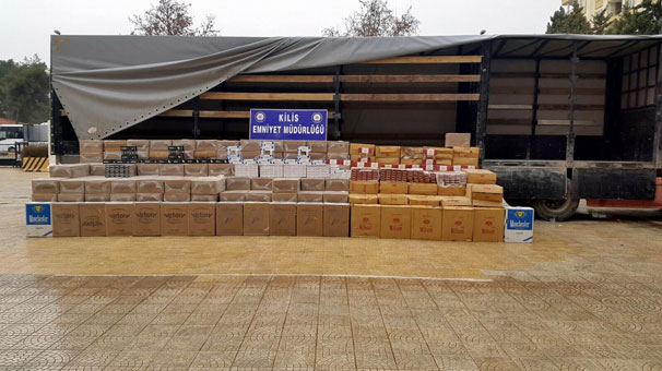 159 bin paket kaçak sigara yakalandı