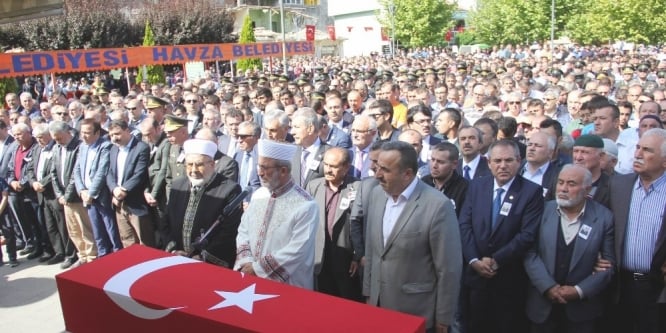 Ömer Halisdemir’in silah arkadaşı son yolculuğuna uğurlandı