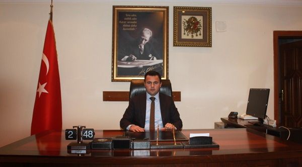 Kaymakam’dan taziye mesajı